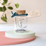 Moon And Back Crescent Moon Valentines Message Bottle Gift, thumbnail 1 of 3