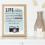 Life Is Like A Camera Inspirational Typography Print, thumbnail 3 of 10
