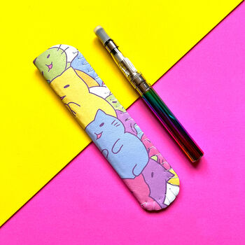 Colourful Smoke Or Kawaii Cat Vape Pen Case, 2 of 10