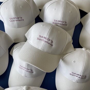Personalised Slogan Wedding Party Cap, 2 of 12