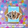 Personalised Pittie Portrait Waterproof Stickers, Dog Owner Gift, thumbnail 3 of 10