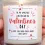 Girlfriend Valentine's Day Gift Personalised Candle, thumbnail 3 of 5