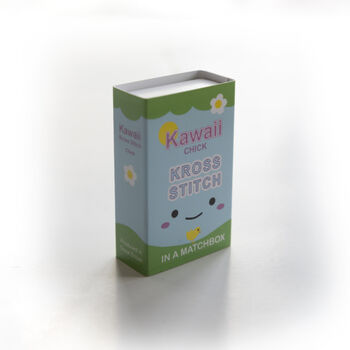 Kawaii Chick Mini Cross Stitch Kit, 6 of 9