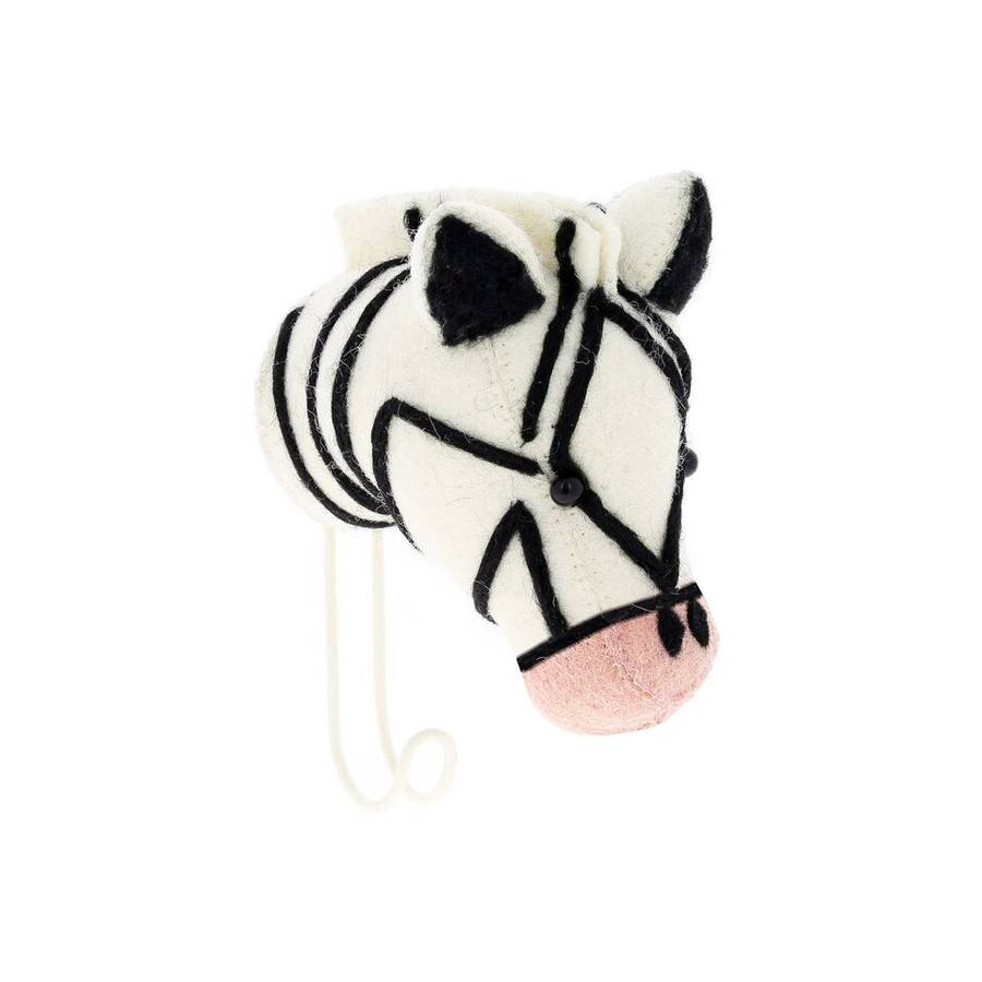 Zebra Children's Wall Hook By Nubie Modern Kids Boutique
