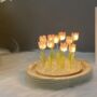 Faux Tulip LED Light Glass Dome, thumbnail 5 of 5
