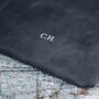 Personalised Black Buffalo Leather 14 Inch Laptop Case, thumbnail 8 of 8