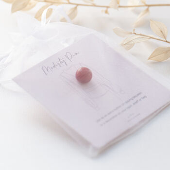 Red Faux Pearl Modesty Pin, 6 of 11