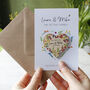 Wildflower Magnet Save The Date Card, thumbnail 9 of 10