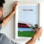 Contemporary Aston Villa Football Poster Gift: Villa Park, thumbnail 2 of 6
