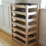 Bespoke Oak Wine Bottle Storage Racks, thumbnail 7 of 9
