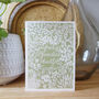 'Paradise Garden' Greetings Card, thumbnail 1 of 4