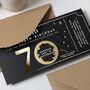 70th Birthday Scratch Reveal Personalised Gift Voucher, thumbnail 4 of 9
