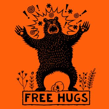 Free Hugs Bear Adult Unisex Jumper, 3 of 3
