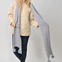 Pom Pom Scarf Beginner Knitting Kit, thumbnail 6 of 10