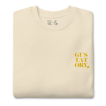 Coffee Over Bills Cotton Blend Embroidered Sweatshirt, 9 of 9