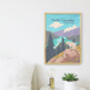 North Cascades National Park USA Travel Poster Print, thumbnail 2 of 8