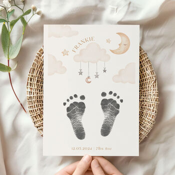 Dream Big Personalised Inkless Hand And Footprint Kit, 3 of 6