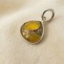 Silver Citrine November Birthstone Heart Pendant, thumbnail 1 of 2