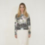 Blossom Print Sweat Top Made In The UK, thumbnail 1 of 2