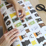 Bear Wars, Father's Day Wrapping Paper, thumbnail 2 of 2