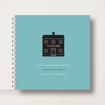 Personalised Visitor Or Guest Book, 10 of 12