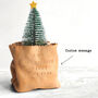 Personalised Desktop Mini Christmas Tree Gift With Custom Message, thumbnail 1 of 5