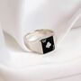 Personalised Sterling Silver Playing Card Signet Ring, thumbnail 6 of 8
