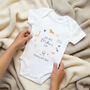Personalised Our First Mother's Day Bodysuit / Babygrow Animals, thumbnail 1 of 6