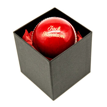 Personalised Cricket Ball Amazing Cricket Gift, 5 of 6