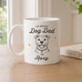 Best Dog Dad Personalised Mug, thumbnail 1 of 3