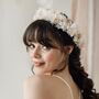 Grace Boho Hydrangea Bridal Flower Crown Headband, thumbnail 2 of 4