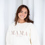 Mama Est Embroidered Personalised Jumper And Jogger Set Matching Mini Available, thumbnail 11 of 12