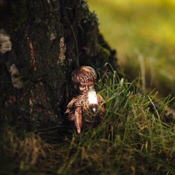 Solar Boy And Girl Garden Firefly Jar Outdoor Ornament, 4 of 12