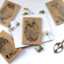 A6 Owl Notebook Choice Of Four Designs, thumbnail 3 of 8