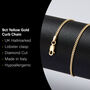 Solid 9ct Yellow Gold Heavy Curb Chain Necklace, thumbnail 2 of 3