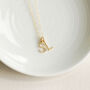 Solid 9ct Gold Initial Necklace, thumbnail 2 of 5