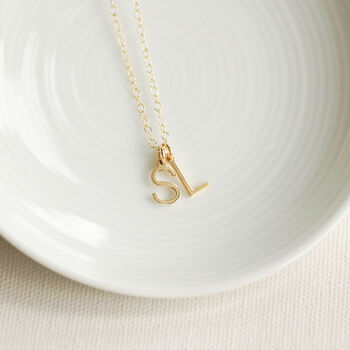 Solid 9ct Gold Initial Necklace, 2 of 5