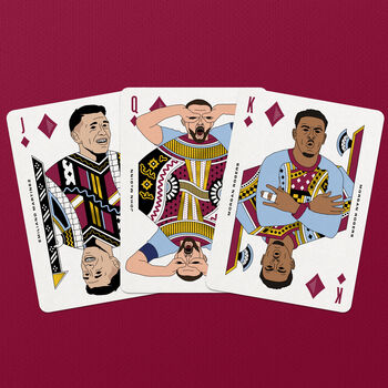 Aston Villa Playing Cards | Gift For Football Fans, 10 of 12