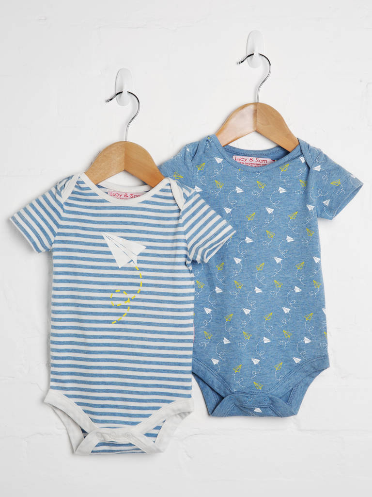 2 pack pure cotton bodysuits