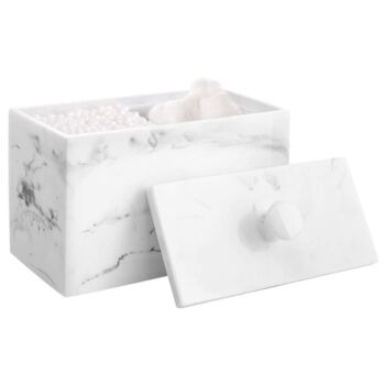 Ink White Two Compartment Organizer Container, 3 of 7