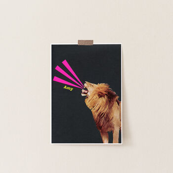 Roar Lion Art Print, 3 of 12