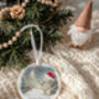 Personalised Kisses To Heaven Bauble, thumbnail 2 of 5