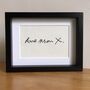 Mounted Personalised Embroidered Handwriting, thumbnail 7 of 9