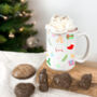 Personalised Festive Cheer Christmas Mug, thumbnail 2 of 3