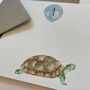 Tortoise 1st Birthday Balloon Card, thumbnail 1 of 6