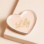 Personalised Small Pink Ceramic Heart Trinket Dish, thumbnail 3 of 3