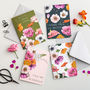 Floral Brights 'You're Married' Botanical Card, thumbnail 3 of 3