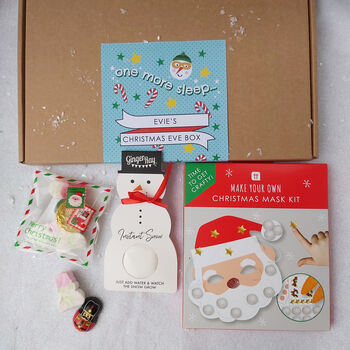 Personalised Christmas Eve Crafts Letterbox Gift Set, 5 of 5