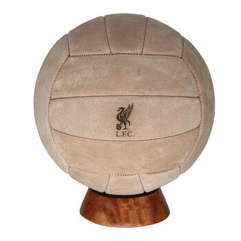 Personalised Engraved Hand Sewn Suede Leather Football Ball Size Five, 10 of 12