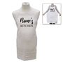 Personalised Names Kitchen White Adult Apron, thumbnail 1 of 2